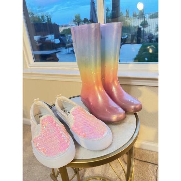 Cat & Jack “Mermaid” Shoe Bundle (3 Pairs) - Picture 4 of 8